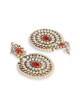 Moti Work Earing Set For Occasion