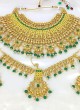 Wedding Wear Necklace Set With Maang Tikka