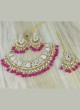 Attractive Rani And Gold Necklace Set