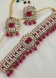 Rani Mirror Studded Choker Necklace Set
