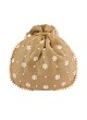Art Silk Flower Design Potli Bag For Women