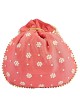 Gajri Pink Art Silk Potli Bag