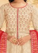 Shagufta Festive Wear Silk Embroidered Salwar Suit