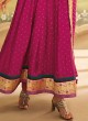 Shagufta Designer Silk Readymade Anarkali Suit For Wedding