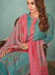 Shagufta Floral Embroidered Pant Style Suit