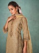 Shagufta Printed Beige Color Suit