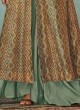 Shagufta Front Slit Style Palazzo Suit