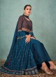 Shagufta Blue Color Anarkali Suit