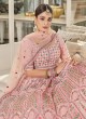 Pink Georgette Bridal Lehenga Choli