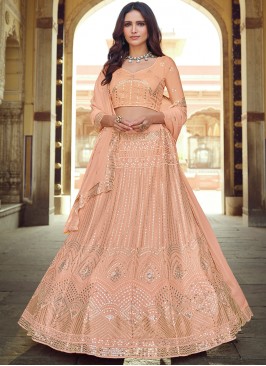 Aesthetic Faux Georgette Lehenga Choli