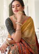 Amazing Silk Multi Colour Digital Print Printed Saree