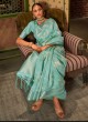 Sea Green Pure Modal Handloom Weaving Silk Saree