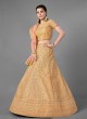 Art Silk Bollywood Lehenga Choli in Yellow