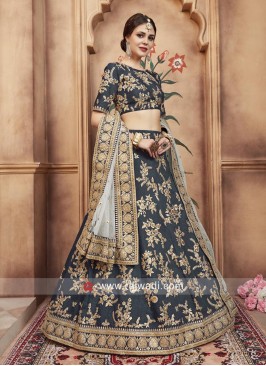 Art Silk Designer Lehenga Choli with Dupatta