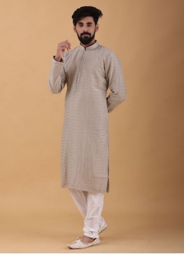 Art Silk Fabric Readymade Kurta Pajama