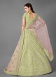 Art Silk Green Embroidered Bollywood Lehenga Choli