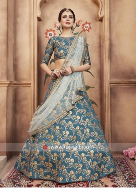 Art Silk Heavy Embroidered Lehenga Choli