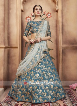 Art Silk Heavy Embroidered Lehenga Choli