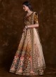 Gorgeous Brown Art Silk Bridal Lehenga Choli