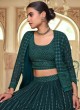 Artistic Green Lehenga Choli