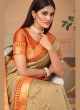 Aspiring Beige Festival Traditional Saree