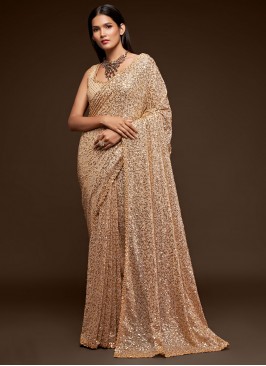 Aspiring Sequins Festival Trendy Saree