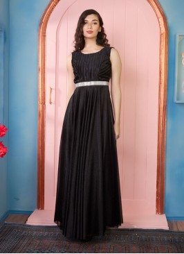 Attractive Black Designer Gown