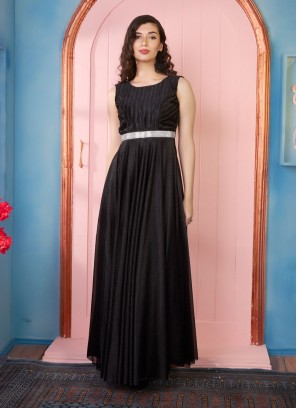 Attractive Black Designer Gown