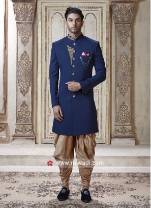 Attractive Blue Color Indo Western