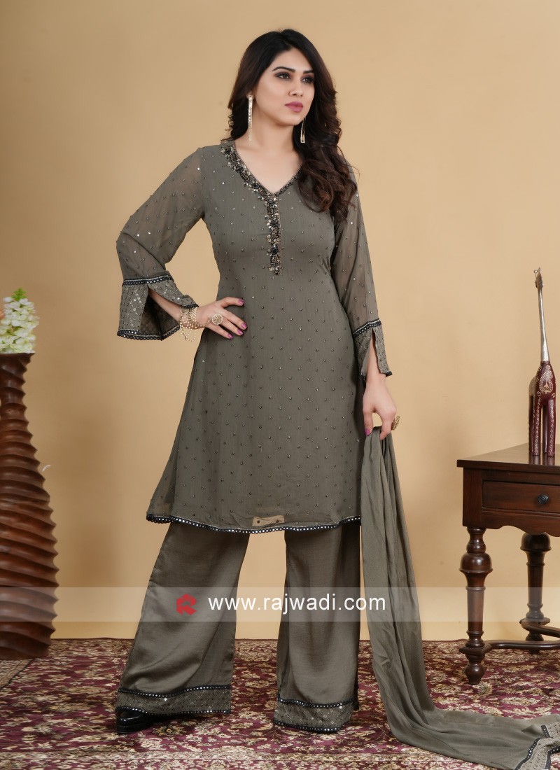 Brown Salwar Suit: Buy Brown Salwar Kameez for Women Online | Utsav Fashion