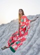 Attractive Multi Colour Abstract Print Casual Saree