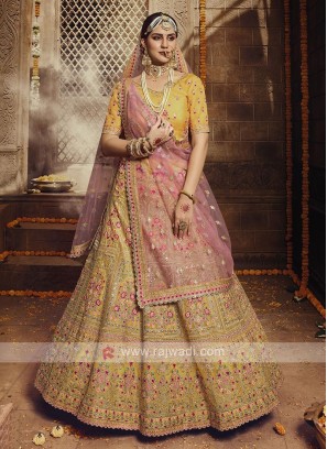 Attractive Organza Lehenga Choli