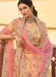 Attractive Yellow Organza Lehenga Choli