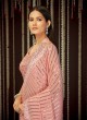 Auspicious Pink Art Silk Designer Contemporary Saree