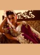 Awesome Wine Sangeet Designer Traditional Saree