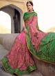 Banarasi Silk Mirror Green Traditional Saree