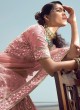 Pink Organza Wedding Lehenga Choli