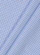 Colored Checks White Cotton Shirt Fabric