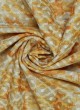 Yellow Art Silk Designer Fabric For Indo Western