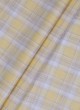 Light Yellow Checks Cotton Shirting