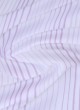 White Raymond Pure Giza Cotton Pink Striped Fabric