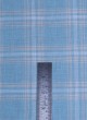 Sky Blue Pure Cotton Checked By Soktas