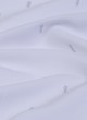 White Pure Cotton Self Butta Fabric For Shirt