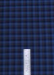 Navy Blue Formal Checked Cotton Shirt Fabric