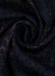 Navy Blue Jacquard Ethnic Fabric For Nehru Jacket