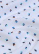 White Pure Cotton Square Dot Print Fabric