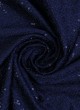 Navy Blue Thread Work Kurta Fabric