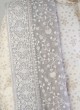 Light Grey Heavy Dupatta For Sherwani