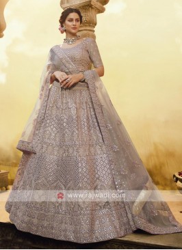 Beautiful Butter Crepe Lehenga Choli