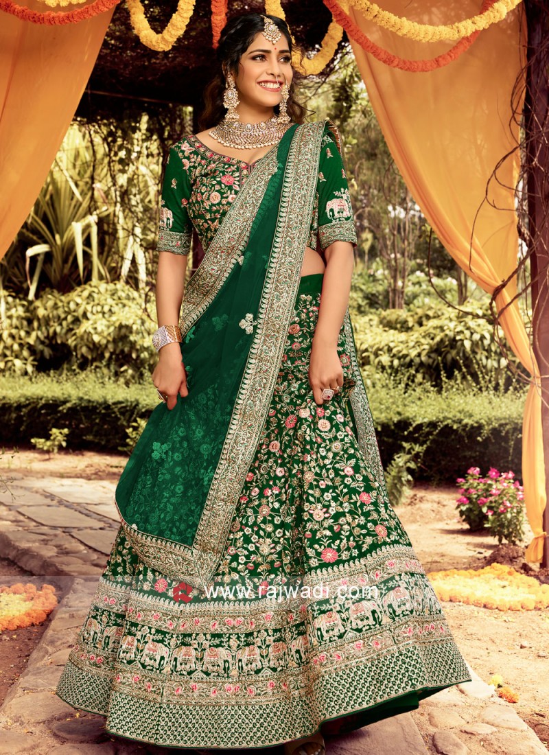 Pink Wedding Designer Lehenga Choli